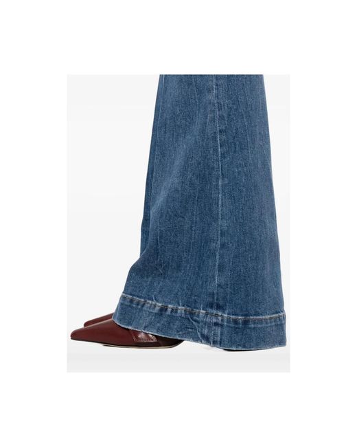 Seafarer Blue Flared Jeans