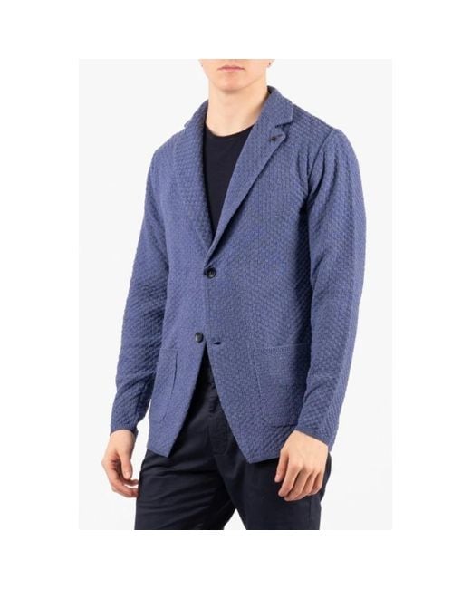 Paoloni Blue Blazers for men