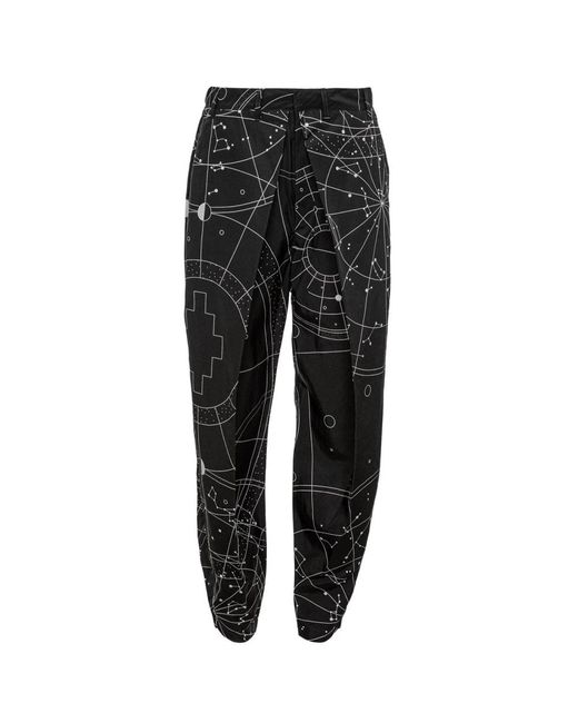 Marcelo Burlon Broeken ,Zwart ,Modieuze Zwarte Broek in het Black voor heren
