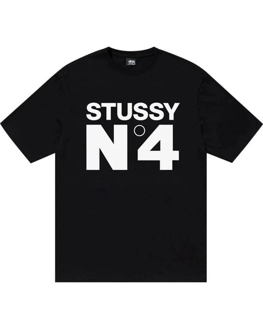 Stussy Tee in het Black voor heren