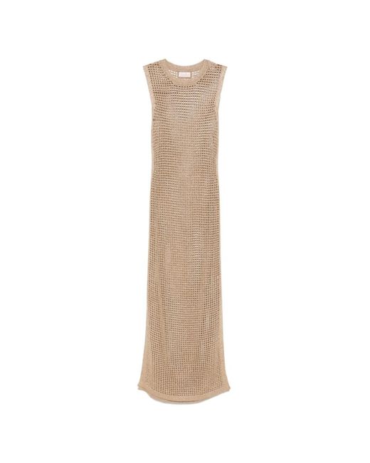 Maxi Dresses Mc2 Saint Barth de color Natural