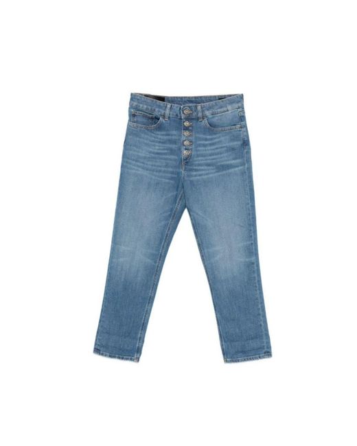 Dondup Blue Cropped Jeans