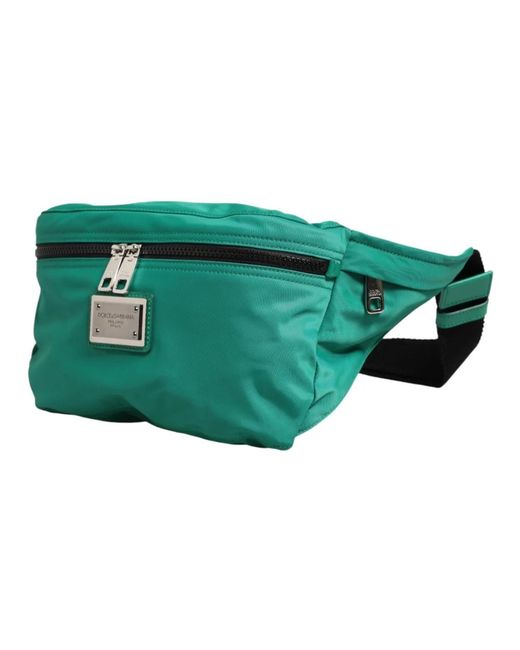Dolce & Gabbana Green Belt Bags for men