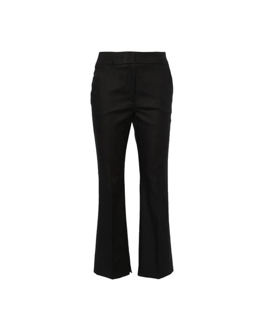 Peserico Black Wide Trousers