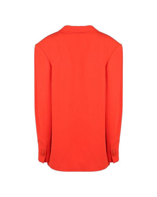 Aspesi Red Gestrickter Blazer Mit Reverskragen