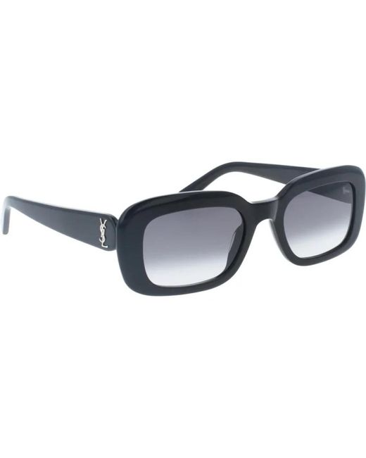Saint Laurent Blue Klassische schwarze sonnenbrille sl m130