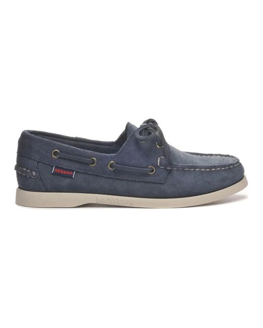 Sebago Blue Boat Shoes