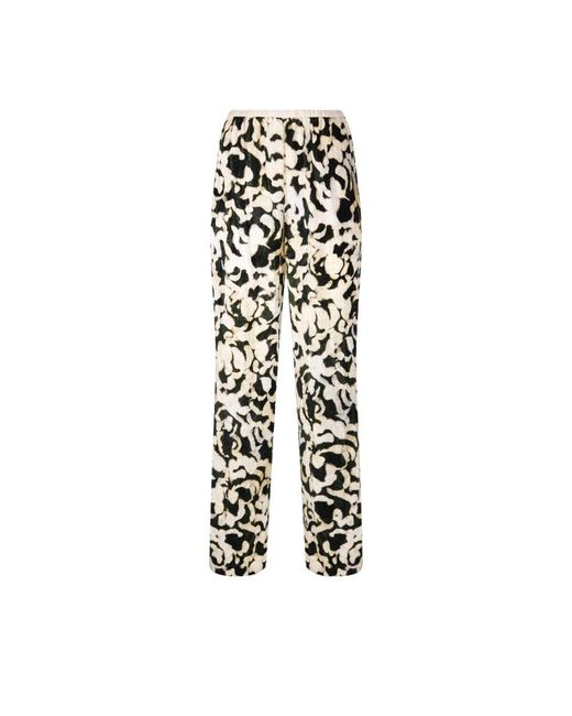 Forte Forte White Malachite rose alchemy flared pant,ink rose alchemy flared pant