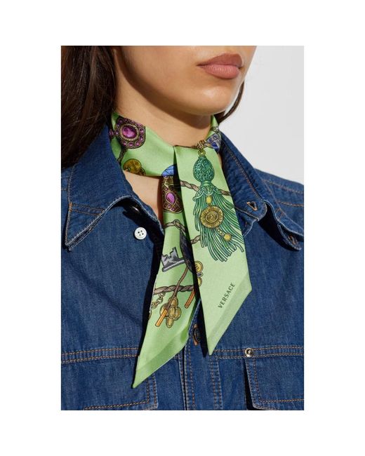 Versace Green Seidenschal
