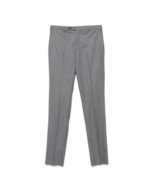 Rota Broeken ,Grijs ,Wol Luxe Wol Kasjmier Broek in het Gray voor heren
