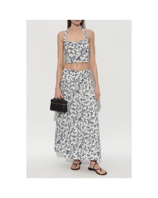 Posse Rue Cropped Top in het Blue