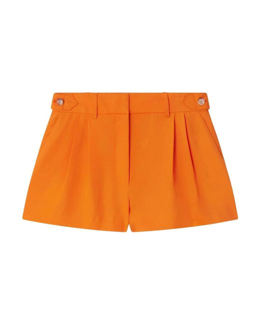 Stella McCartney Orange Short Shorts