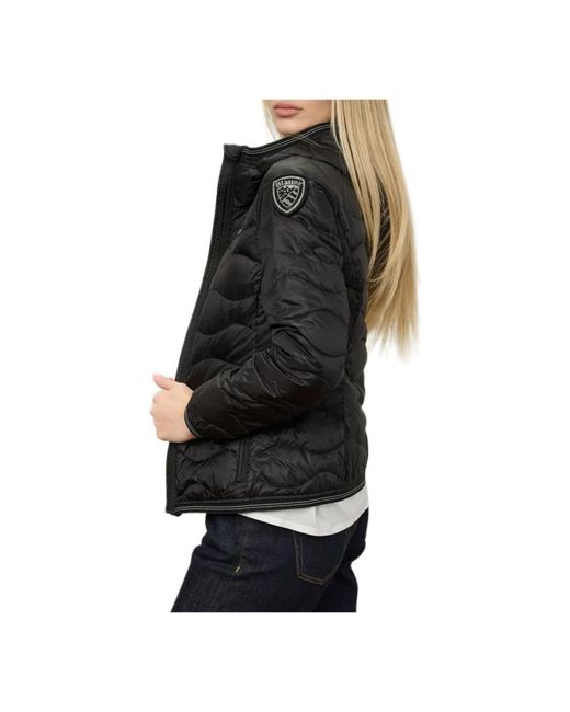 Winter Jackets Blauer de color Black