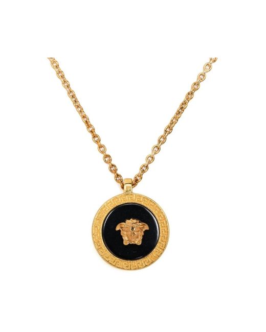 Versace Metallic Necklaces for men