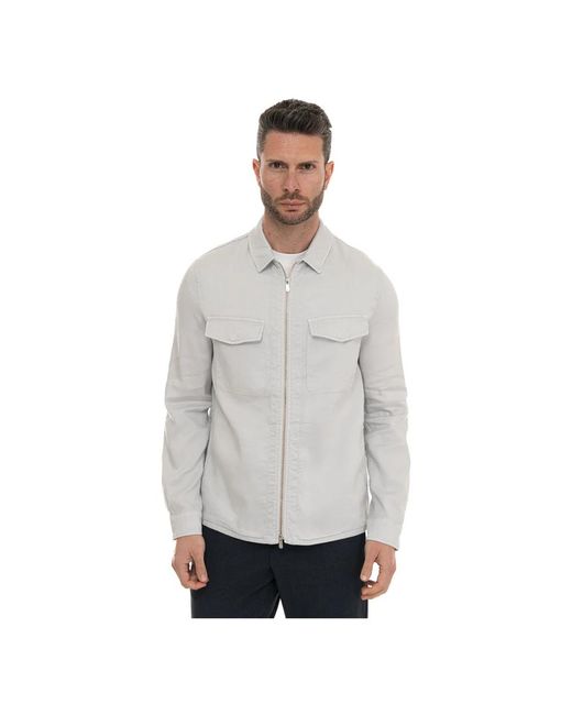 Marco Pescarolo Gray Light Jackets for men