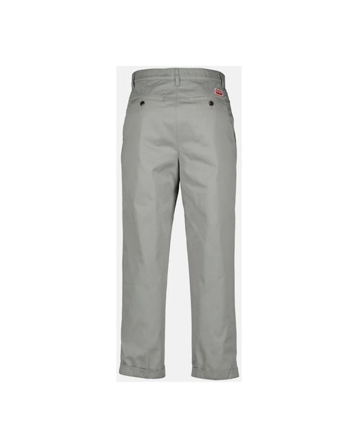 KENZO Straight Trousers in het Gray