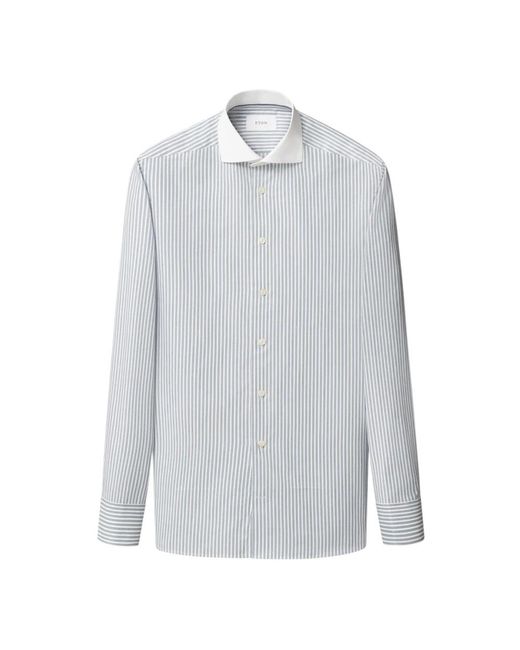 Eton of Sweden White Formal Shirts for men