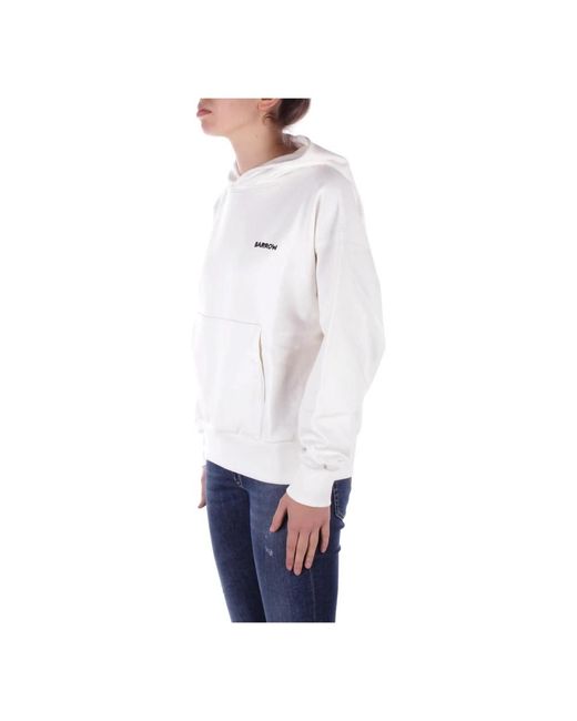 Barrow White Hoodies
