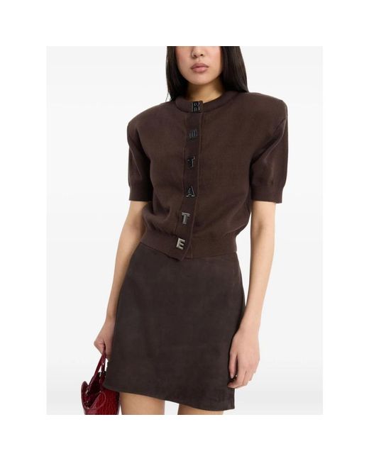ROTATE BIRGER CHRISTENSEN Brown Cardigans