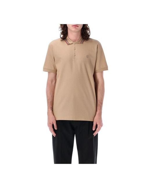 Burberry Natural Polo Shirts for men