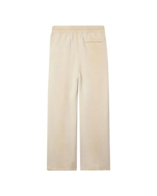 Golden Goose Deluxe Brand Natural Straight Trousers for men