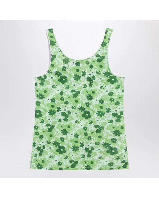 Miu Miu Green Sleeveless Tops