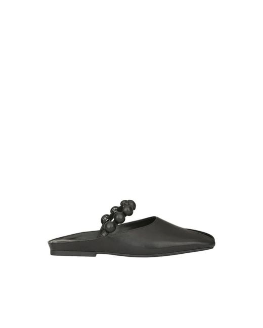 Mules Ash en coloris Black