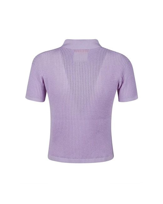 Guest In Residence Purple Cashmere Knitwear