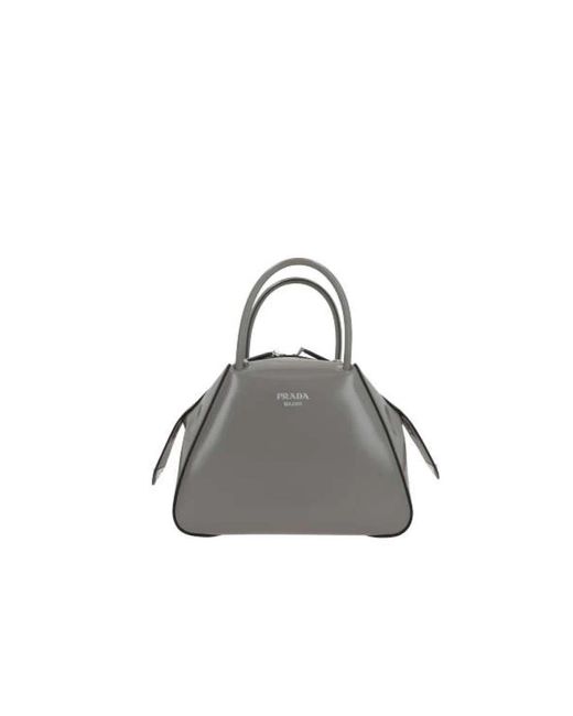 Prada Gray Handbags