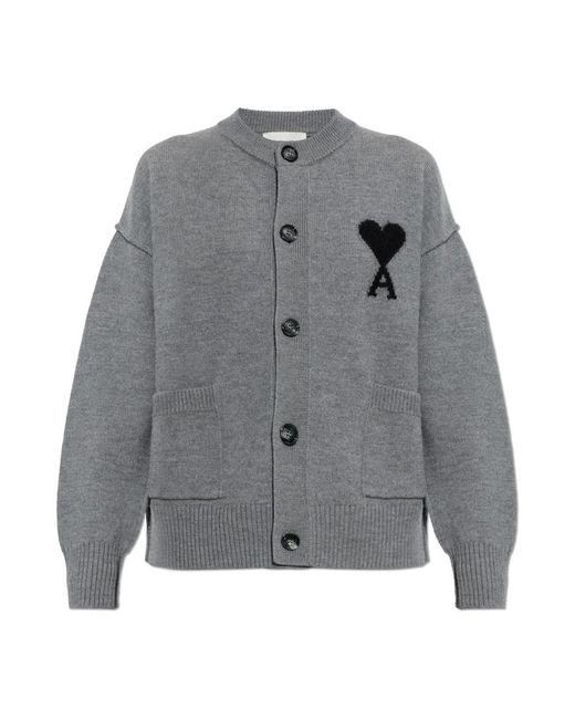 Cardigans AMI en coloris Gray