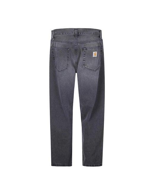 Carhartt Blue Straight Jeans for men