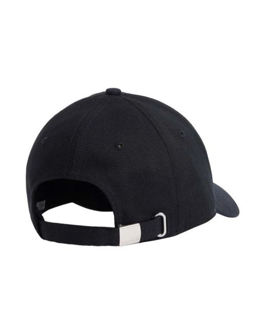 Calvin Klein Geborduurde Monogram Logo Baseballpet in het Blue voor heren