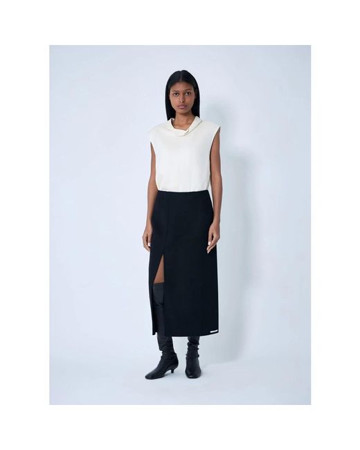 Sportmax Blue Midi Skirts