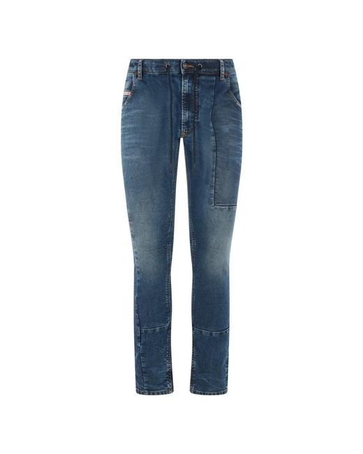 DIESEL Blue Slim Fit Jeans for men