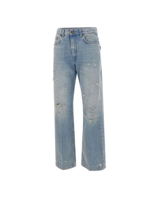 Haikure Blue Straight Jeans