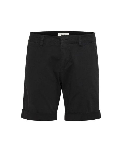 Part Two Black Casual Shorts