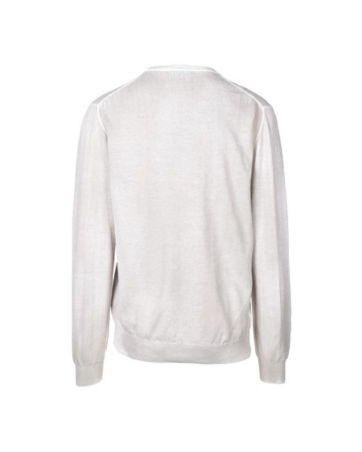 Dondup Baumwollpullover in White für Herren