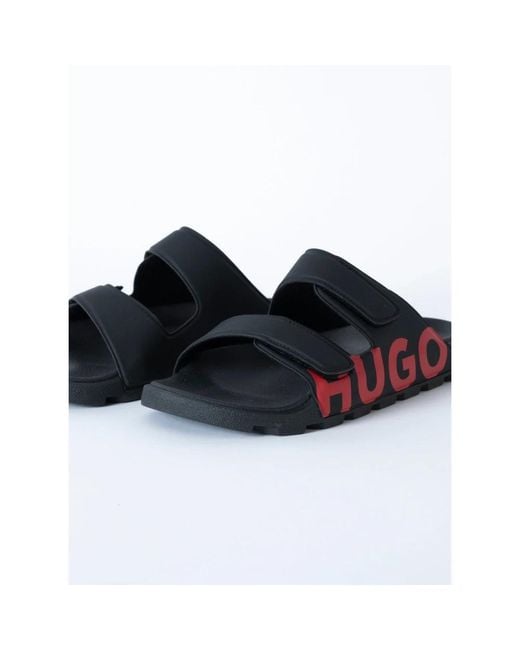 HUGO Blue Sliders for men