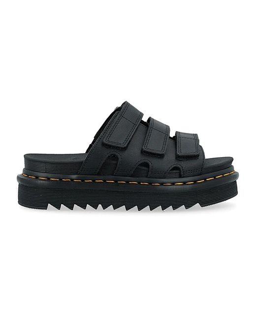 Dr. Martens Black Sliders