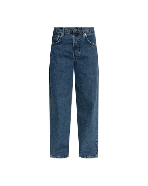 Anine Bing Blue Straight Jeans