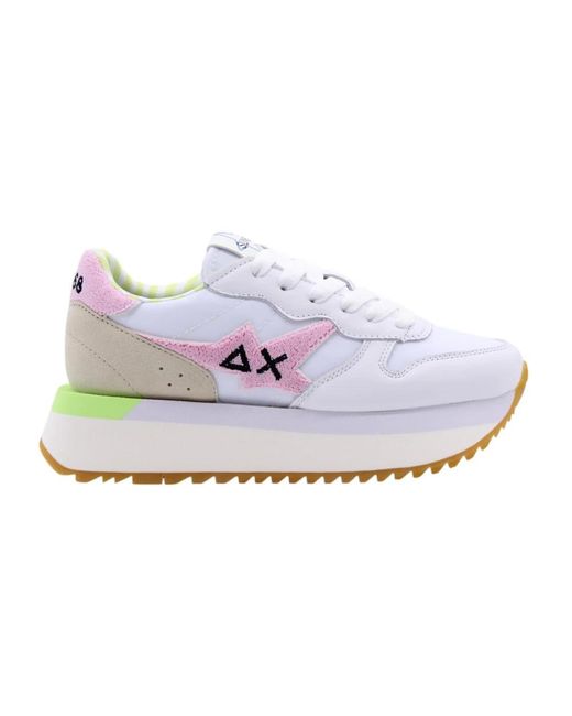 Sneakers di Sun 68 in White