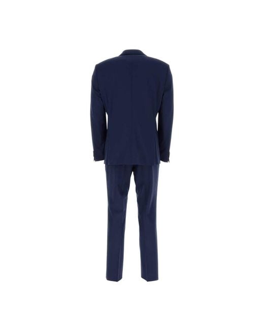 Boss Blue Single Breasted Suits for men