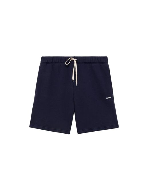 Autry Blue Casual Shorts for men