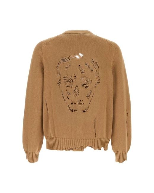 Cardigans Alexander McQueen de hombre de color Brown