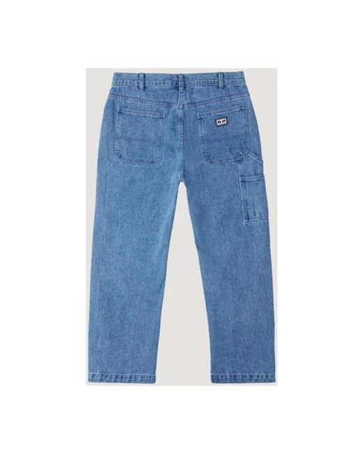 Obey Blue Straight Jeans