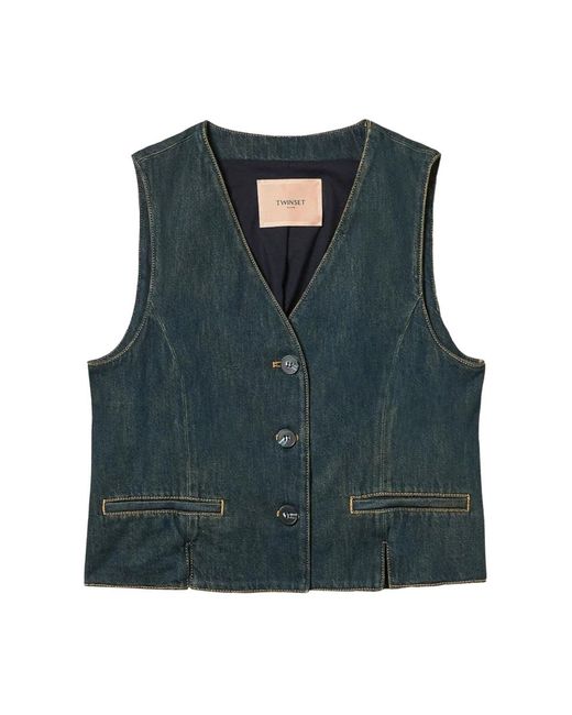Twinset Green Vests