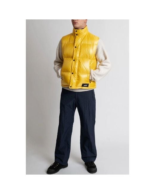Vests di Add in Yellow da Uomo