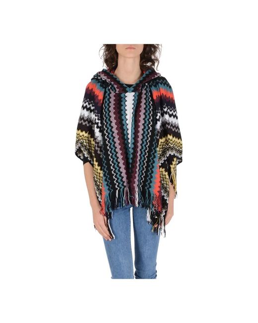 Missoni Blue Ponchos
