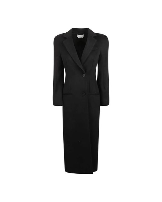 Alexander McQueen Black Single-Breasted Coats
