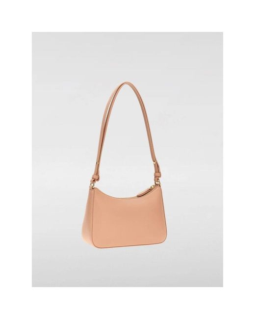 Twinset Pink Rosa Leder Schultertasche